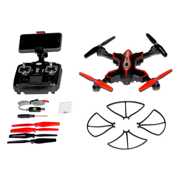 Квадрокоптер Syma X56W 355мм складной HD WiFi камера черный
